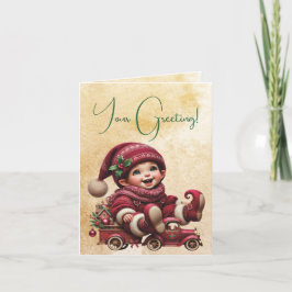 独自のヴィンテージスタイルクリスマス格言の作成 シーズンカード