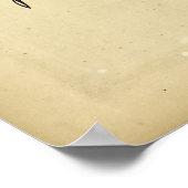 独自のヴィンテージスタイルパーティー署名の作成 ポスター (角)