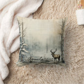 独自のヴィンテージ素朴冬場の作成 クッション (ブランケット)