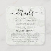 独自のヴィンテージ蝶パターンの作成 エンクロージャーカード (正面)