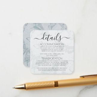 独自のヴィンテージ蝶パターンの作成 エンクロージャーカード