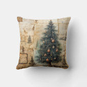 独自のヴィンテージ飾ツリーの作成 クッション (裏面)