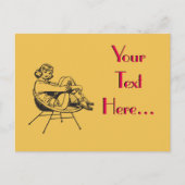 独自のヴィンテージ ポストカード (正面)