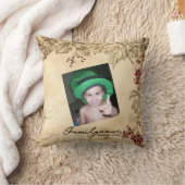 独自のヴィンテージHolly Garlandを作成 クッション (ブランケット)