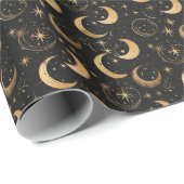 独自の三日月の天空を作成 ラッピングペーパー (ロールコーナー)