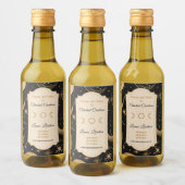 独自の三日月の天空を作成 ワインラベル (ボトル)