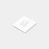 独自の不透明な会社ブラックロゴパックの作成 ポストイット (アングル)