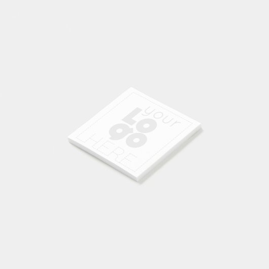 独自の不透明な会社ブラックロゴパックの作成 ポストイット (アングル)