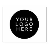 独自の丸い大きなロゴをカスタム作成 ラバースタンプ (インプリント)