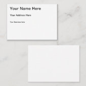 独自の丸太名刺を作成 名刺 (正面/裏面)