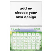 独自の予定表を作成する カレンダー (3月 2027)