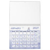 独自の予定表を作成する カレンダー (1月 2027)