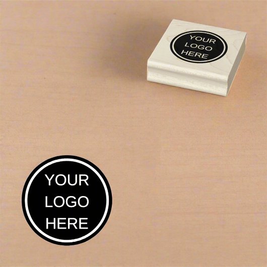 独自の会社ロゴを作成する ラバースタンプ