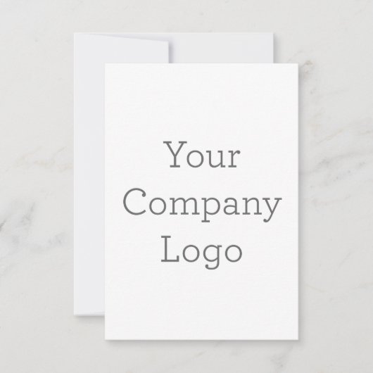 8.9cm x 12.7cmフラットサンキューカード (正面)