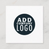 独自の会社QRコードを作成する スクエア名刺 (裏面)