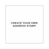 独自の住所スタンプを作成する ラバースタンプ (インプリント)