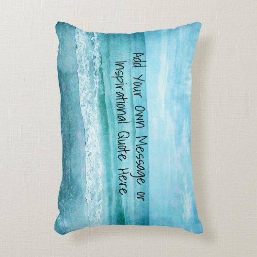 独自の作成やる気を起こさせる引用文 アクセントクッション (正面(垂直))