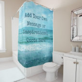 独自の作成やる気を起こさせる引用文 シャワーカーテン (インサイチュ)