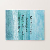 独自の作成やる気を起こさせる引用文 ジグソーパズル (横)