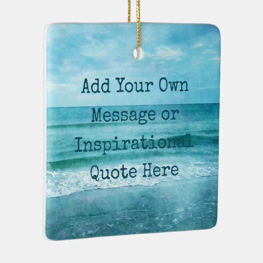 独自の作成やる気を起こさせる引用文 セラミックオーナメント (右)