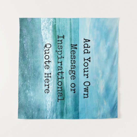 独自の作成やる気を起こさせる引用文 タペストリー (正面(横))