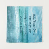 独自の作成やる気を起こさせる引用文 タペストリー (正面(横))