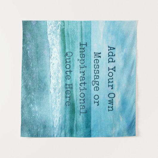 独自の作成やる気を起こさせる引用文 タペストリー (正面(横))