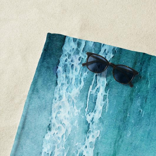 独自の作成やる気を起こさせる引用文 ビーチタオル (インサイチュ)