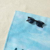 独自の作成やる気を起こさせる引用文 ビーチタオル (インサイチュ)