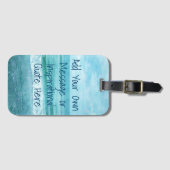 独自の作成やる気を起こさせる引用文 ラゲッジタグ (正面横)