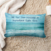 独自の作成やる気を起こさせる引用文 ランバークッション (ブランケット)