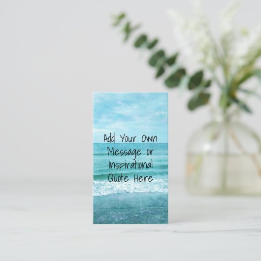 独自の作成やる気を起こさせる引用文 名刺 (スタンド正面)