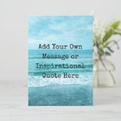 独自の作成やる気を起こさせる引用文 招待状 (スタンド正面)