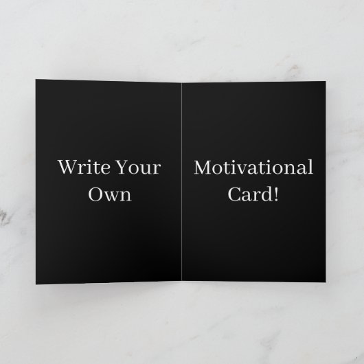 独自の作成やる気を起こさせる カード (内部)