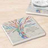 独自の作成やる気を起こさせる/感動的引用文 ストーンコースター