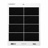 独自の作成カスタマイズ空白の ラベル (フルシート)