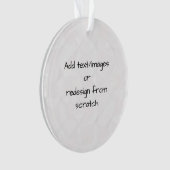 独自の作成カスタマイズ オーナメント (正面)