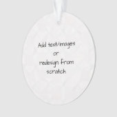 独自の作成カスタマイズ オーナメント (正面)