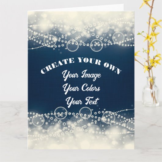 独自の作成カスタマイズ カード (黄色い花)