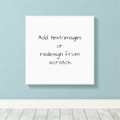 独自の作成カスタマイズ キャンバスプリント (インサイチュ (ウッドフロア))