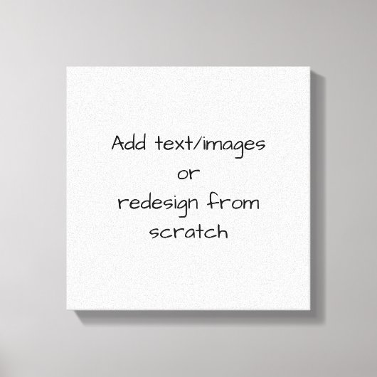 独自の作成カスタマイズ キャンバスプリント (正面)