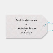 独自の作成カスタマイズ ギフトタグ (正面(横))