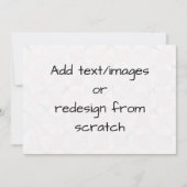 独自の作成カスタマイズ サンキューカード (正面)