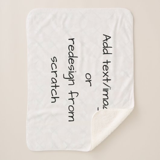 独自の作成カスタマイズ シェルパブランケット (正面)