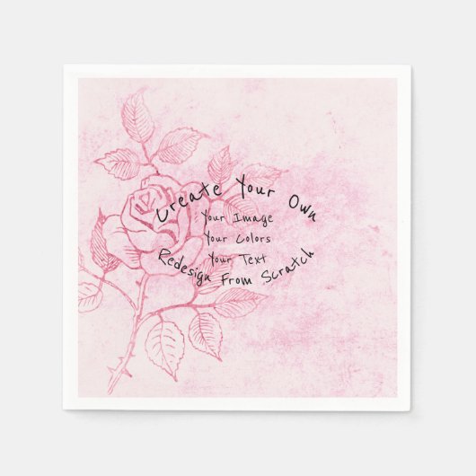 独自の作成カスタマイズ スタンダードカクテルナプキン (正面)