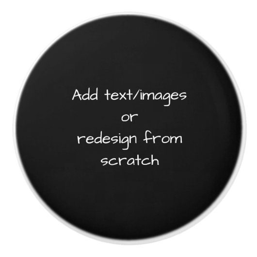 独自の作成カスタマイズ セラミックノブ (正面)