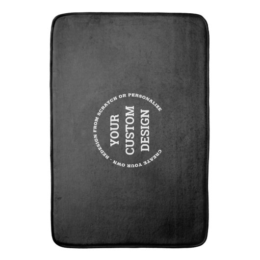 独自の作成カスタマイズ バスマット (正面縦)