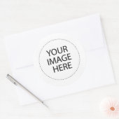 独自の作成カスタマイズ ラウンドシール (封筒)