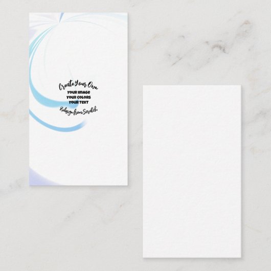 独自の作成カスタマイズ 名刺 (正面/裏面)