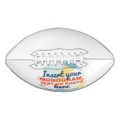 独自の作成カスタム アメリカンフットボール (正面)